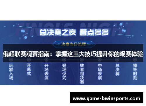 俄超联赛观赛指南：掌握这三大技巧提升你的观赛体验